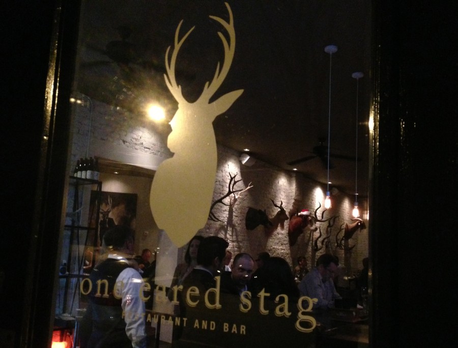 The only hint of the good food inside.