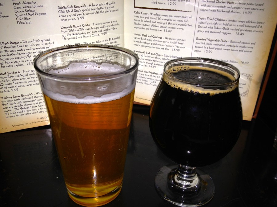 Victory Golden Monkey and Fuller's Imperial Stout
