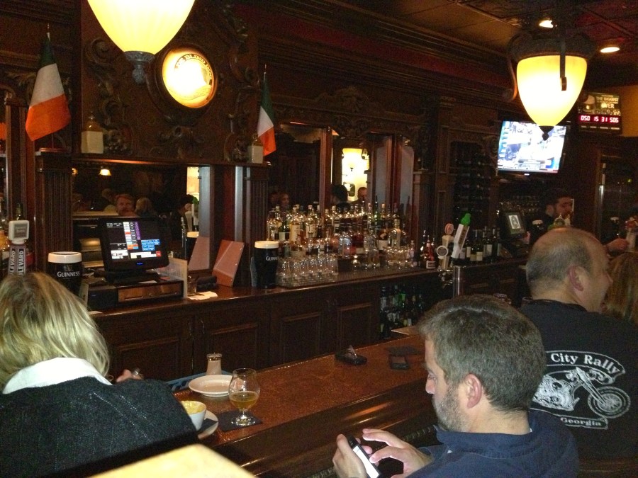 Gather around the bar.