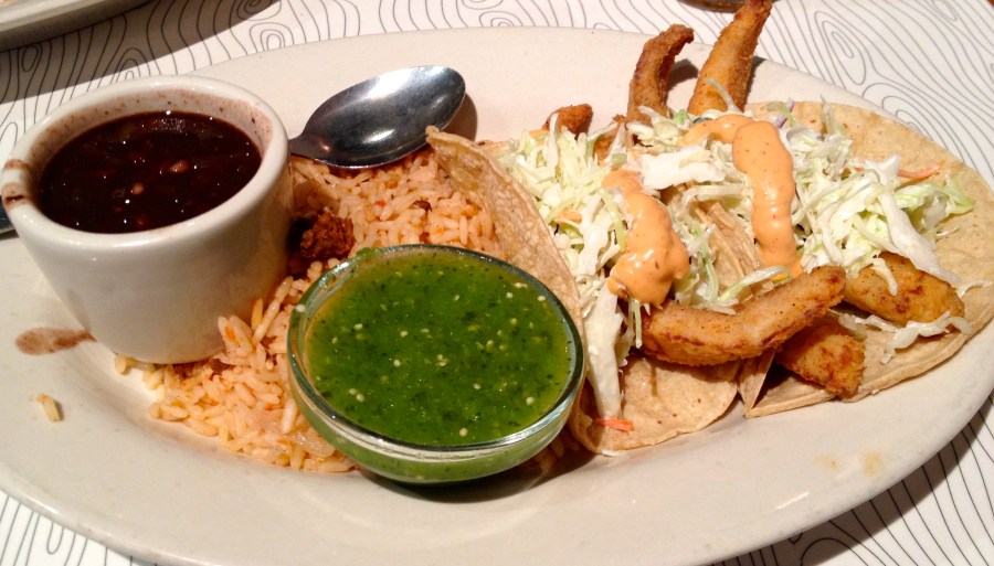 Fish tacos.  Wait...are these the oyster tacos?