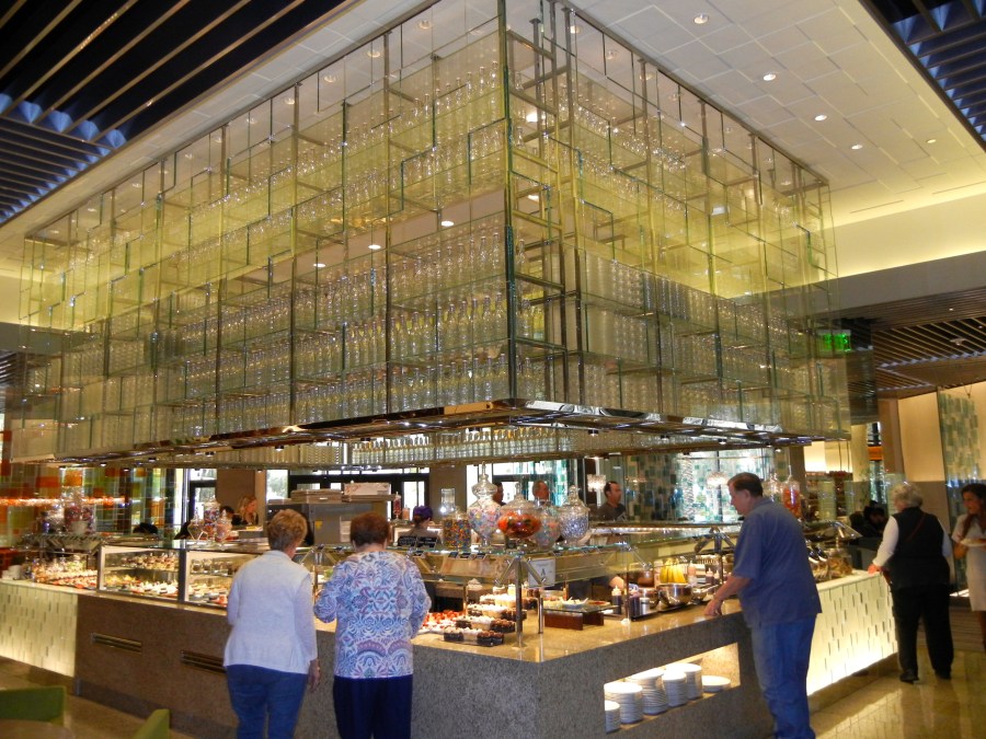 One corner of the dessert bar.