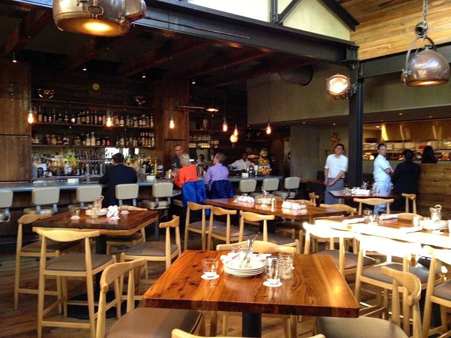 Or you can sit inside.