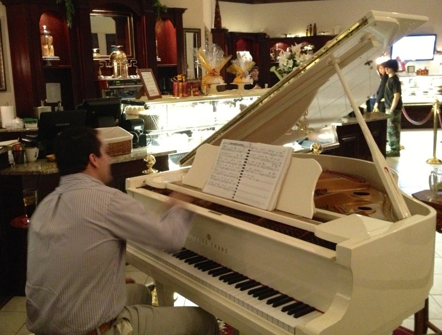 The soundtrack for the night.