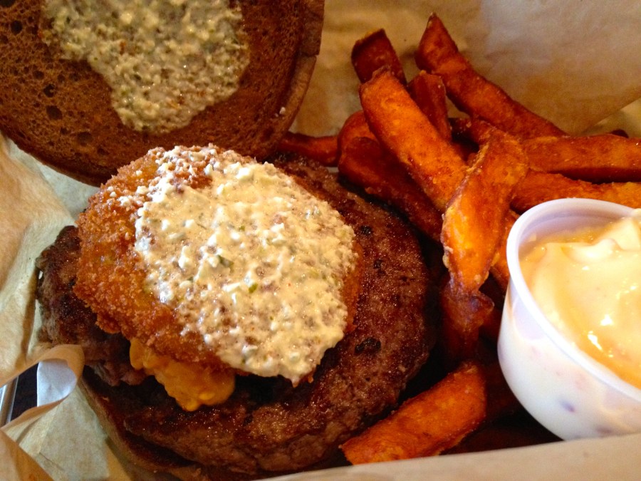 The Moxie burger.  Yummmm.