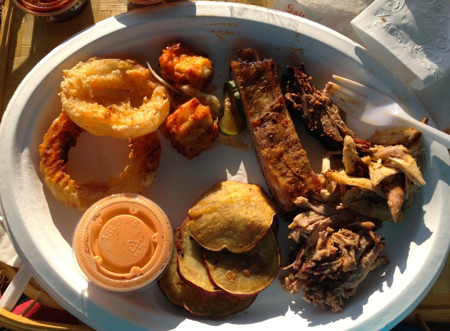 Check out the good stuff on this plate!