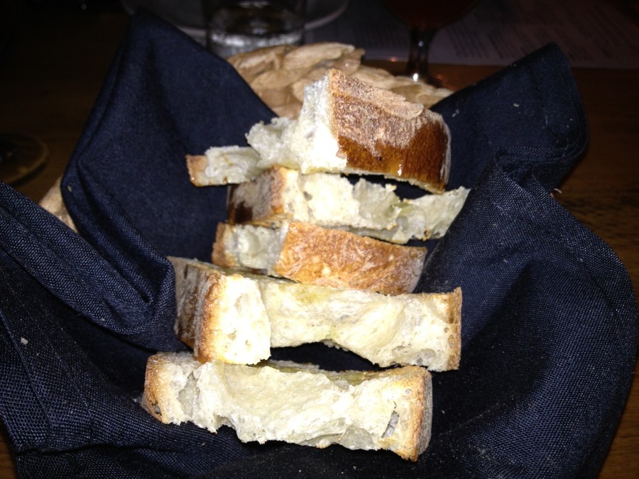 A stack of bread.