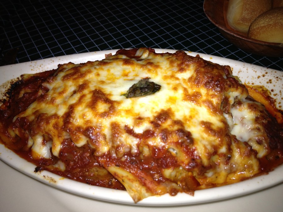 Hearty and filling lasagne.