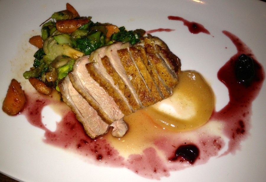 Duck breast, medium.