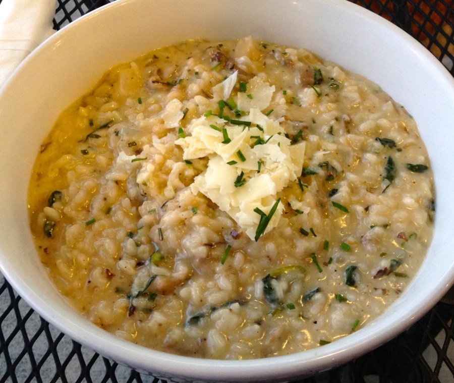 Huge bowl of risotto.